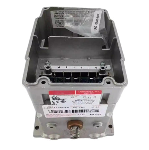 Heavy Duty Rotary Damper Actuator M6284A1097 For Hvac Zone Control showing electric motor module with wiring connections.