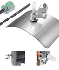 Must Have Above Ground Pool Water Bonding Kit With Skimmer Bonding Plate, copper wire connection ready No8 AWG, direct water contact