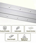 French Cleat Wall Hanger 30 Inch Heavy Duty Z Bar Mount 200 Lbs steel bracket showing smooth surface and durability.