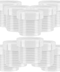 Bulk 10 Pcs PVC Pipe Fittings Set Male To Female Thread Reducer Bushings Three Quarters Inch To One Half Inch White
