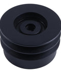 4.5 Inch Double Pulley Clutch Kit For Honda GX160 GX200 Engine Plate Compactor, close-up of one pulley from kit.