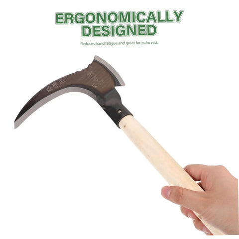 Portable Manganese Weeding Sickle With Non Slip Handle For Gardening Handy Lightweight Durable Tool For Flower And Vegetable Care