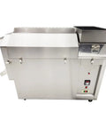 Side view of Industrial 55 Pound Coffee Bean Roaster Pro Grade Electric Stainless Steel Roaster Machine For Coffee And Nuts Barista Ready 220V