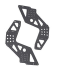 Carbon Fiber RC Car Side Panels Set, Ultra Light Yet Strong Chassis Panels for Off-Road Racing, 2 Pieces shown.
