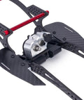 Axial SCX10 1/10 Carbon Fiber Low Center Of Gravity Chassis Frame Rails Kit with CNC milled design and stainless steel details