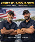 Built by Mechanics team portrait at marina, Heavy Duty Marine U Joint Spider Assembly With External Clip Design For Sterndrives Fits Alpha One Gen II Bravo DP DPX SP External Clip Style Replacement