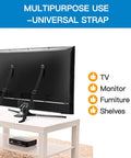 Heavy Duty Anti Tip Straps For TVs And Furniture Dual Safety Straps With Metal Plates secure TV on table