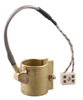 110V 250W Brass Band Heater 35mm by 45mm for injection molding machines with ceramic wire connection, rust resistant