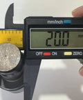 Measuring auger adapter 3/4 inch female to 7/8 inch male universal fit with caliper for power drill bits and soil augers.