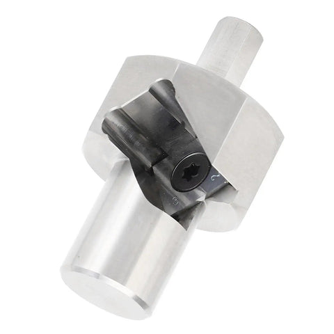 Premium Bench Dog Hole Chamfer Reamer Tool 20mm Woodworking Cutter with polished finish, hex shank for electric drill