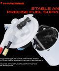 Badass Electric Fuel Pump Module Assembly With Pressure Sensor Designed To Plug And Play With Chevy Uplander 2008 Through 2009 39L V6 Engine close-up view with fuel hoses and sensor.