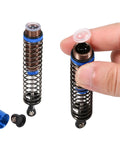 Oil Filled 62mm RC Shock Absorber Kit For Tamiya TT 01 TT 02 Hyper Go One To Fourteen H14BM 14209 Losi Upgrades Blue close-up view