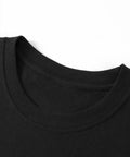Close-up of the collar of the Honor The Hustle With This Cool Labor Day Shirt For Men made from soft fabric.