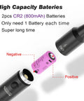 Red BoreSight Kit For Calibers From 0.17 To 12 Gauge Rifle And Handgun Red Dot Boresight with CR2 800mAh battery illustration