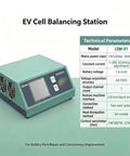 Top Shelf Portable Lithium Battery Equalizer 1.5 To 4.5V Touchscreen Cell Balancer With Precision Charge Discharge Testing Rock Solid Heat Sinking Built Different For EV Techs, 2.8-inch touch screen.