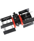 Disc Harrow 4In With 9 Teeth Universal Deep Plow Drag Harrow for garden tiller and lawn mower, heavy duty construction