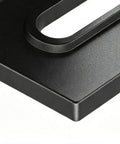 Close-up of Heavy Duty Sliding Barn Door Guide With Carpet Safe Floor Track, made of steel for smooth performance.