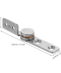 Heavy Duty 304 Stainless Steel Torque Positioning Pivot Door Hinges With Adjustable Damping For Cabinets And Furniture Doors