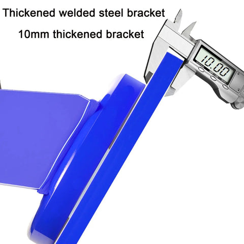 10mm thickened welded steel bracket for Built Tough Heavy Duty Industrial Casters with reliable foot brakes.