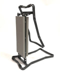 Folding Garden Kneeler And Seat With Soft Kneeling Pad, Tool Pouch, And Sturdy Bench For Outdoor Gardening, folded view