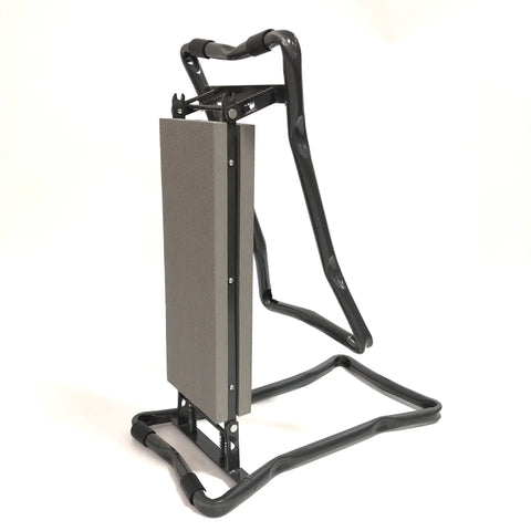 Folding Garden Kneeler And Seat With Soft Kneeling Pad, Tool Pouch, And Sturdy Bench For Outdoor Gardening, folded view
