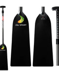 Lightweight Carbon Fiber Dragon Boat Paddle Adjustable From 43 To 52 Inches IDBF Approved Oar With T Handle Lever Clamp
