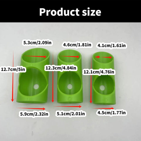 Three Piece Foam Pipe Cutter Kit dimensions highlighted for insulation lagging cutting handy fixture household industrial use.
