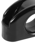 Close-up of a heavy duty nylon pulley guide set for boats and kayaks with rolling bearing, durable marine roller wheel.