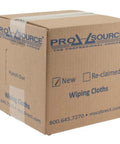Cardboard box labeled Pro Grade Virgin Car Wash Towels 27 Inch Long By 16 Inch Wide Assorted Colors Terry Cloth Medium Lint 5 Lb Pack Box With 2 To 4 Pcs Per Pound Premium Absorbent Detailing Towels For Auto Exterior And Interior Cleaning
