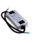 XLG 75W IP67 LED Driver Industrial Switching Power Supply For Bay Stage And Plant Lighting 12V 24V 27 To 56V Output 700mA 1400mA High Efficiency Beefed Up Durable Plug And Play silver metal LED driver with attached cables