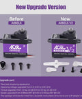 Mini Z RC Car Micro Steering Servo 6g High Speed Full Metal Gear Coreless Digital Servo A06CLS V2 Purple comparison with A06CLS