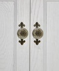 10 Pack White Ceramic Dresser Knobs With Bronze Backplates Retro Furniture Hardware Handles For Cabinets Drawers Cupboards Wardrobes