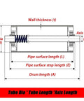 Heavy Duty Galvanized Steel Gravity Roller Conveyor System With 201 Stainless Rollers And Rust Resistant End Caps For Durable Warehouse And Assembly Line Transport In Multiple Lengths 200 250 300 400 500mm diagram