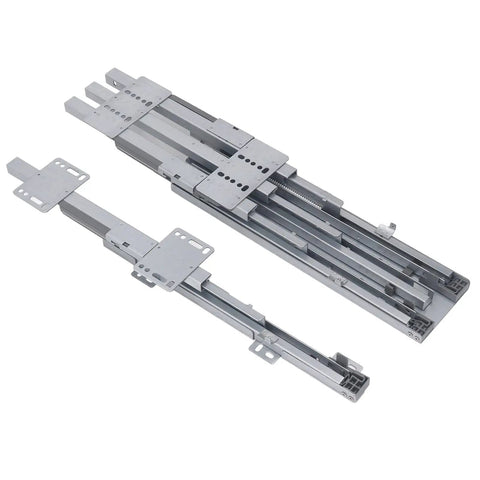 Soft Close Drawer Slide With Dampening, Quiet Heavy Duty 60Kg Load Capacity For Kitchen Cabinets, Closets And Wardrobes, Smooth Sliding Hardware That Glides Quietly, Reducing Slams And Bumps For Everyday Use In Busy Homes., steel drawer slide set