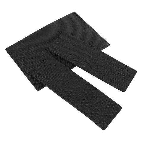 Self Adhesive Rubber Floor Protector Pads For Furniture 4 Pack Black Foot Pads Easy To Use No Fuss 0.4 Cm Thick 4.3 X 14 Cm