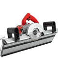 Professional Grade Electric Tile Chamfering Machine With Integrated Water Cooling System For Knockout Forty Three Degree Ceramic Bevel Cuts And Effortless Precision showing dimensions.