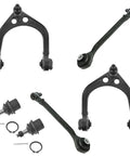 Upgraded Front Control Arm Ball Joint 6Pc Suspension Kit For Dodge Challenger Charger Magnum 300 300C V8 64L showing black heavy-duty components.