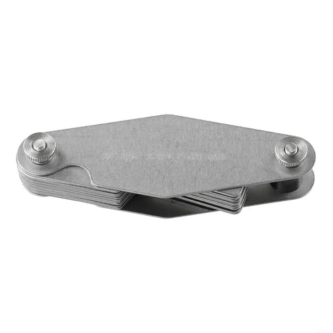 30 Degree TR30 Thread Gauge With Folding Blades Beefy Stainless Steel Metric Pitch Gauge Tool For Quick Screw Pitch Checks 2P-20P Range Durable Quenched Steel Machinist Must-Have Gear