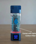 High-Concentration Hydrogen Water Bottle With Platinum-Coated Electrodes And PEM SPE Hydrogen Tech, includes carbon filter