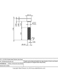 Top Tier Grade 2 Pure Titanium Socket Head Cap Screws 1/4-20 X 1-1/2 Inch Unc technical drawing with dimensions.