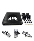 Split Clamp Spindle Mount Kit For 52 65 71 80mm Aluminum, showing pre-drilled Z-axis plate with mounting hardware.
