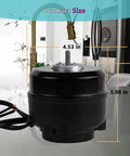 Upgrade Your Cooling Game With A 9W 115V 60Hz 1700RPM Condenser Fan Motor Replacement shown with dimensions 4.53 in x 3.98 in