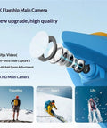6K flagship main camera with HD quality, demonstrating video capture for travel, sport, and life moments.