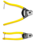 Heavy Duty 8 Inch Steel Wire Cutter and Manganese Alloy Cable Pliers Cuts 1/4 Inch Wire Like Butter on white background.