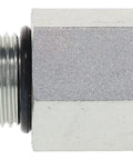 Model 6410-12-10 Reducer Expander Hydraulic Fittings Three Quarter Inch ORB Male To Five Eighths Inch ORB Female SAE O Ring Boss Adapters Carbon Steel Rugged Pro Grade High Pressure Connectors, ORB adapter