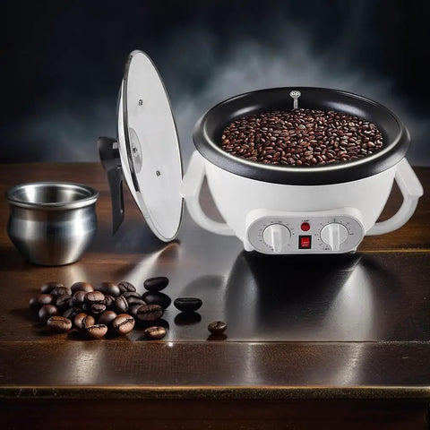 Electric Home Coffee Roaster For Beans And Nuts 110V Kitchen Roaster with timer and temperature controls, roasting coffee beans