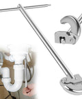 Ergonomic Sink And Drain Wrench For DIYers And Pros, Quick Adjust Plumbing Tool For Kitchen And Bathroom Fixes, Comfortable Handle