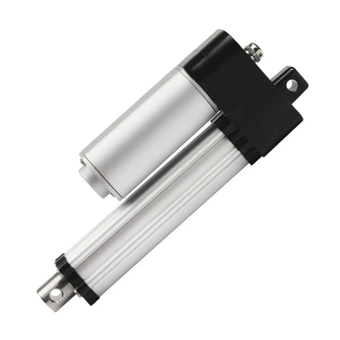 12V Feedback Water Resistant Linear Actuator With 6 Inch Stroke And Beefy 450 Lb Force IP66 Marine Grade, side view