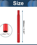 Lightweight 27.2x300mm Aluminum Alloy Bike Seat Post Red Universal Saddle Post For Mountain And Road Bikes, fits most clamps