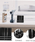 Beefy Pro Grade Transfer Punch Set for Machinists with heavy duty punch base kit on a windowsill, drill and box visible.